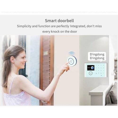 Intelligent home alarm system emergency SOS alarm button wireless emergency button doorbell button compatible with 433MHz