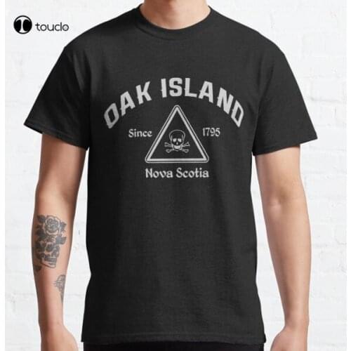 New Oak Island Since 1795 Treasure Hunter Knights Templar Mystery Nova Scotia Classic T-Shirt Tee Shirt