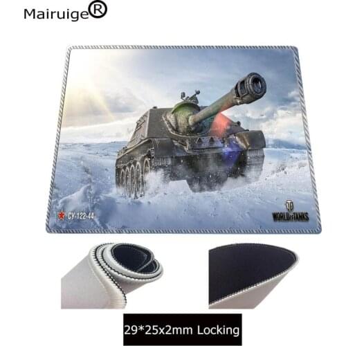 Mairuige 18x22cm 20x25cm 25x29cm Speed Mouse Pad Edge Lock Keyboards Gaming mousepad Table Mat Rubber Mat for World Of Tan