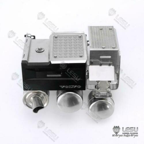 LESU RC Urea Tank Battery Box Exhaust Tank 1/14 VOL FH16 DIY Tractor Truck Car TH15252
