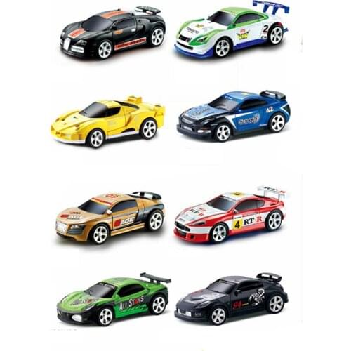 Mini RC Racer Cola Can Car Indoor Radio Remote Control Vehicle 27/40Mhz Micro Class Play Game Toy Small Porket Gift to Young Boy