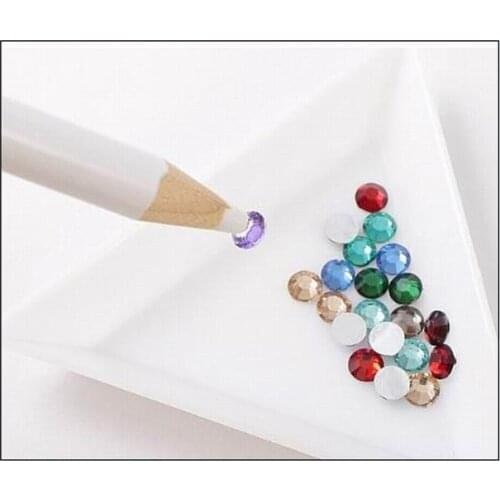 Wholesale protable wooden point drill pen Dotting pencil for crystal rhinestones and pearls AS DIY nail art accessories