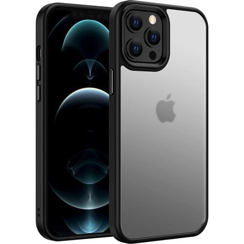 10pcs/LOT Matte Phone Case For Iphone 12 Pro Max XR 7 8 XS 11 Back Cover Silicone Shockproof Original PC Translucent Hard Armor