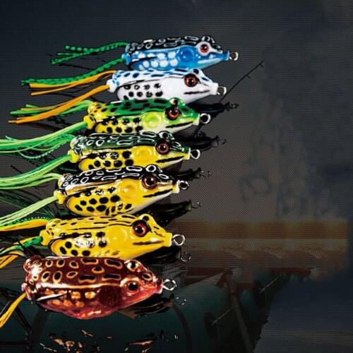 1 PCS 50mm/10g Lifelike Soft Small Jump Frog Engaging Bait Silicone Bait for Crap Fishing Gear Crankbait Crankbaits