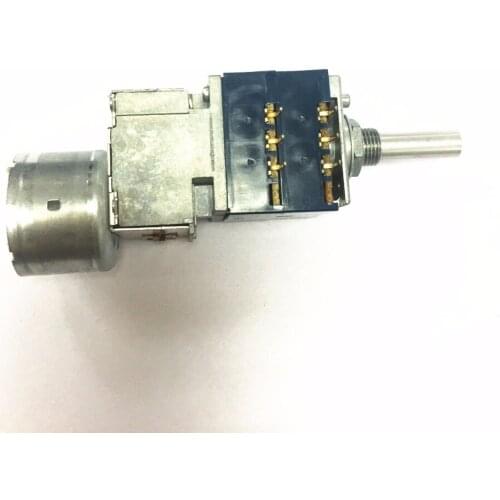 RK27 10K Duplex Stereo Motorized Volume Potentiometer LOG Remote Rotary Attenuator RK27 10KA*2