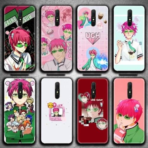 The Disastrous Life of Saiki K Saiki Kusuo Phone Case For Oppo A5 A9 2020 Reno2 z Renoace 3pro A73S A71 F11