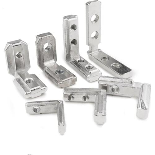 Corner groove connector 2020 / 3030 / 4040 / right angle L type is suitable for aluminum profile connection