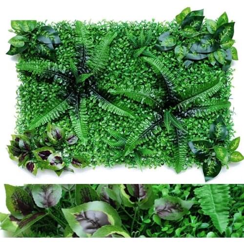 Outdoor Plastic Green Wall Artificial Grass Vertical Garden Home Decoration Hanging Artificial Plant Grass Wall