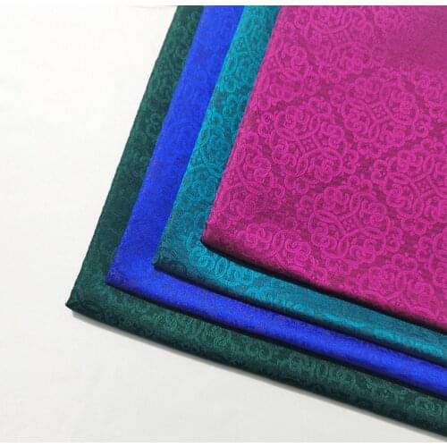 Brocade dress for women jacquar fabrics handmade design sewing kimono DIY satin clothing meterial