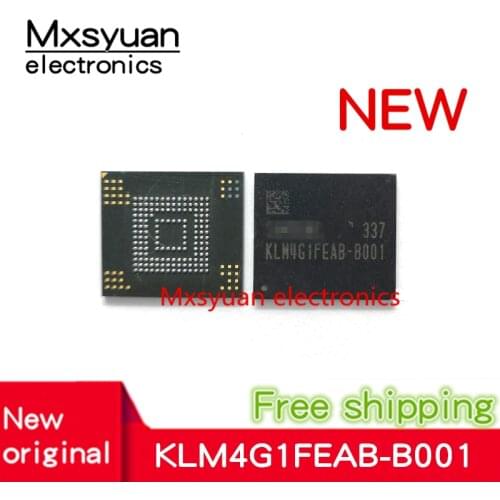 1PCS~10PCS/LOT KLM4G1FEAB-B001 KLM4G1YEMD-B012 BGA153 EMMC 4G MEMORY IC chip