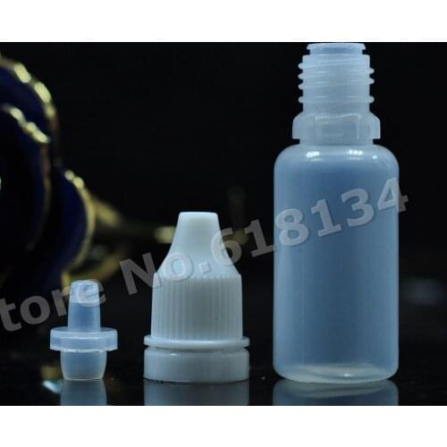 15ml dropper bottle plastic with tamper proof cap for liquids