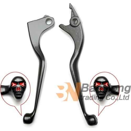 2colors Free shipping Motorcycle skull Clutch Lever & brake Levers For Honda Magna 250 750/Steed 400 600/Shadow 400 600 750 1100