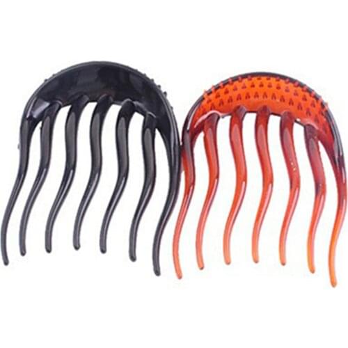 1 Pcs 2 Colors Ponytail Fluffy Hair Comb Bump Up Inserts Plastic Decoration Tools