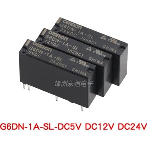 2PCS G6DN-1A-SL-DC5V G6DN-1A-SL-DC12V G6DN-1A-SL-DC24V Small Relay 4 Feet 5A One Set Of Normally Open