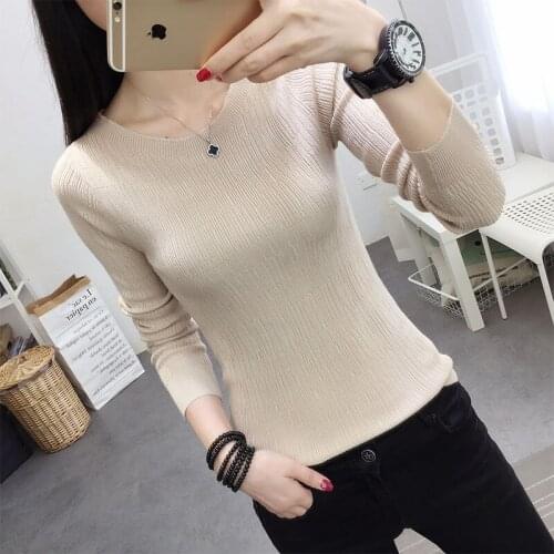 2020 Feminino Poncho Long-sleeved Round-necked Blouse, Undercoat, Pullover, Womens Sweater, Body-building Knitted Sweater