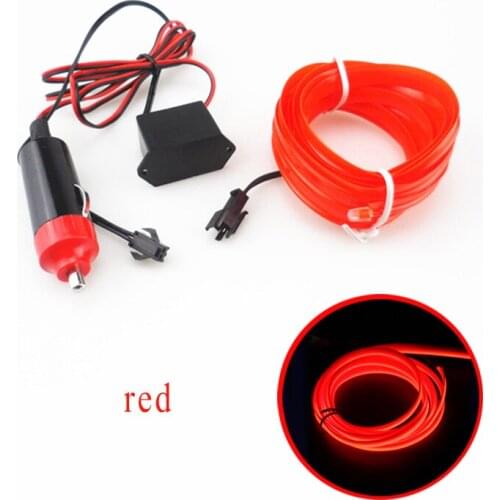 3M Car Interior LED Strip Decoration Line Flexible Neon Light with Cigarette Drive for Mercedes-Benz all class A B C E S G M ML