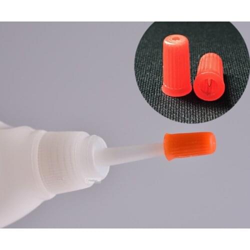 30pcs eyelashes glue blocking needle prevent bottle mouth clog pin clean glue tools