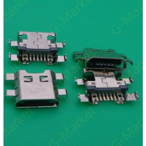 300pcs/Lot Micro USB Charging Charger Connector Port socket USB Plug For LG Optimus 3D P920 & 7 E900 D722 G3 Mini G3S D722V D724