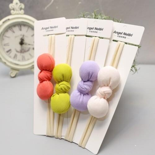 Baby Girl Hair Accessories party Newborn Toddler Kids Baby Crown Girls Headbands Headband Photography Props Nylon Bows Turban