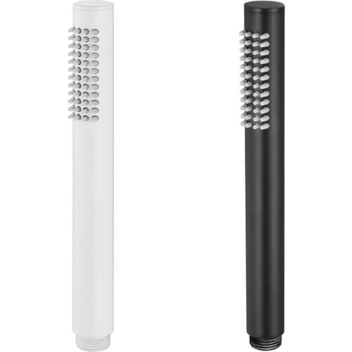 White/Black Round Brass Hand Shower Bathroom Shower Faucet Hand Shower Head HIDEEP