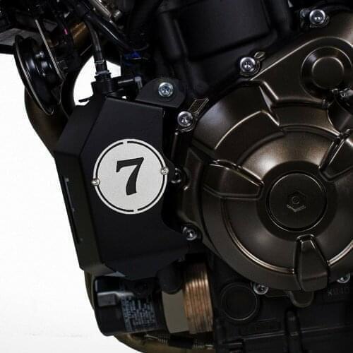 CNC BILLET COOLANT RESERVOIR COVER For YAMAHA MT-07 MT07 2013 2014 2015 2016 2017 2018 2019 2020 2021 FLUID TANK GUARD COVER