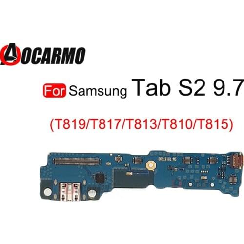 USB Charging Port Dock and Loudspeaker with Vibrator Flex Cable For Samsung Galaxy Tab S2 T817 T810 T813 T815 T819 Replacement