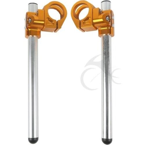 Motorcycle 37MM CNC Clip-On Handlebar for KAWASAKI NINJA 250R 2008-2012 2009 2010 11 Kawasaki Ninja EX500 250R 1994-2009