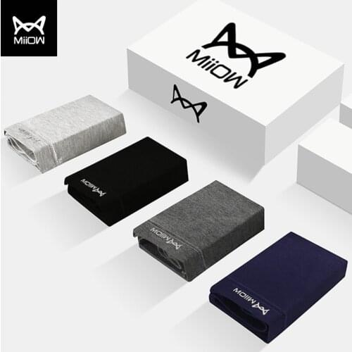 Mens underwear modal mid-waist boxer briefs