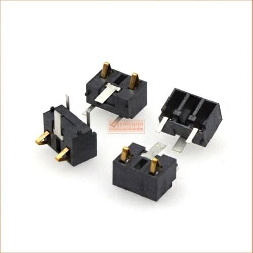 Original NEW 2PIN battery connector H5.4 /pitch 5.0mm Inner Battery Clip Contact Connector replacement for all-purpose