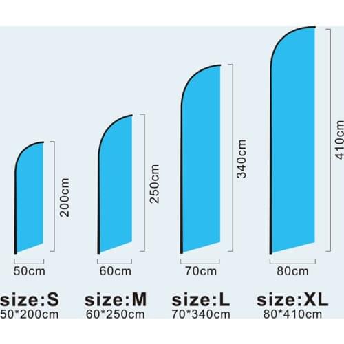 Custom Beach Flags Ground Spike With Flagpole Outdoor Advertising Banners Promotion Pringting