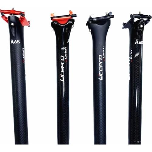 Folding Bike Litepro Carbon Fiber Integrated Seatpost 33.9*580MM Seat Tube 412 BMX Bicycle Seat Rod Parts A65