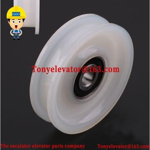OD70mm W17mm Bearing 6200RS 70*17*6200 Elevator Door Hanger Flat Round Groove 70x17x6200