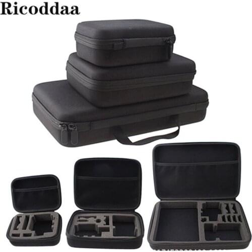 Travel Storage Portable Case for Gopro Collection Protective Bag for Hero 3/4 Sj 4000 XiaomiYi Action Camera Sport Cam Accessory