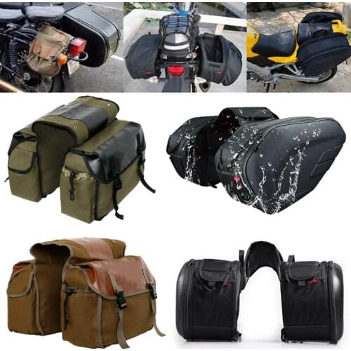 Motorcycle Saddle bag Racing Riding Tail bag Bike Tool storage bag For Touring For Bonneville For Honda shadow For Vespa