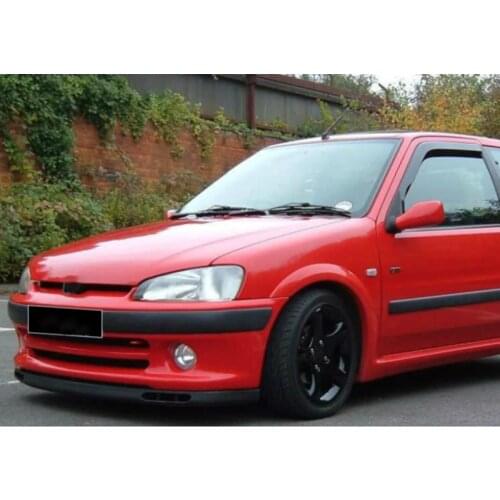 Universal Compatible with All Cars and Peugeot 106 Laguna St. Front Bumper Lip Abs Plastic Matte Black 2 Piece Set