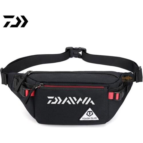 2021 Daiwa Fishing Backpack Waterproof Fishing Lures Reel Bag Straps Fish Tackle Bag Fishing Chest Pack Multi-pocket Tackle Bag