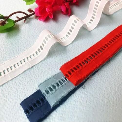 YACKALASI 14 Yds Cotton Lace Eyelet Embroidered Lace Fabrics White Black Swiss Cotton Voile Appliqued 3D Flower Trims Diy 2cm