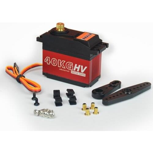 RC Car Parts 1/5 ROVAN Petrol Remote Control Model Cars BAJA Supersonic S8218 40KG Torque Metal Steering Gear Servo Servos