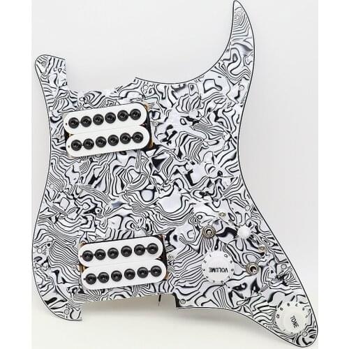 1Set HH Prewired Loaded Guitar Pickguard for FD ST Electric Guitar Replacement