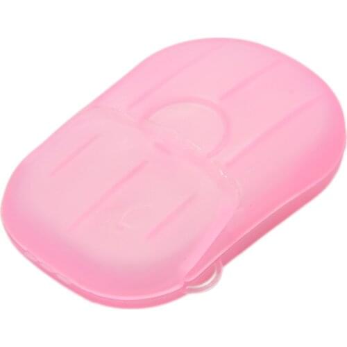 1PCS Convenient Washing Hand Bath Travel Scented Slice Sheets Foaming Box Paper Soap Health Care Cleanning