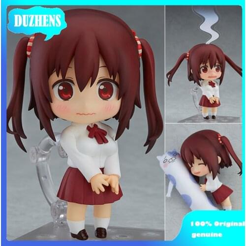 100% Original genuine Himouto! Umaru-chan Wiki Nanan ebina Q version figma PVC Action Figure Anime Figure Model Toys Doll Gift