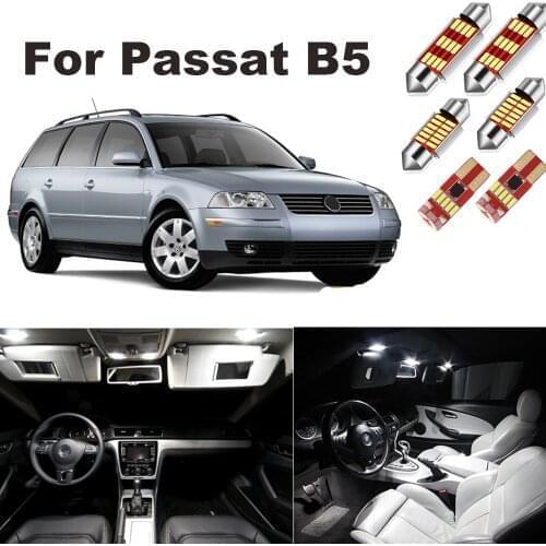 20Pcs Canbus Car Led Interior Light Kit For VW PASSAT B5 1997-2000 Map Dome Trunk Step License Plate Car Accessories