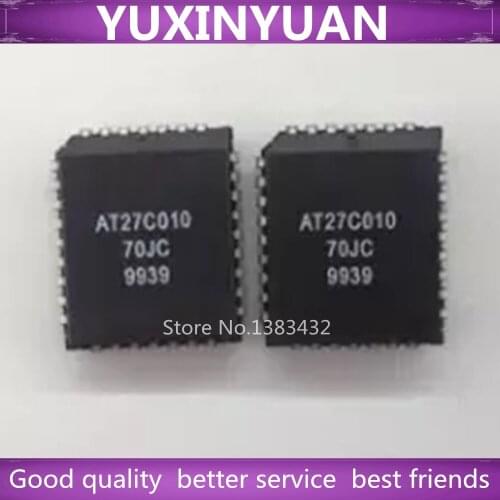 5PCS/LOT AT27C010-70JC 27C010 AT27C010 PLCC32