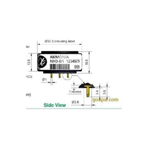Alphasense GAS sensor/ NH3-B1 NH3 ammonia sensor NH3B1 for environmental detection