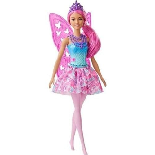Barbie Magically Amplify the Of Light Fairy Girl - Pink Hair - Blue Bustier-Barbie Dreamtopia Doll- Fairy Barbie Doll