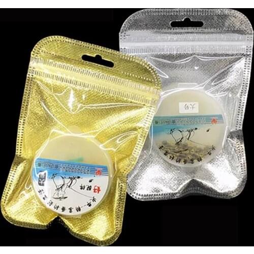 4 sizes White/Clear Self Seal Zipper Plastic Packing Bag Zip Lock Package Bags With Hang Hole Jewelry storage bag with zipper