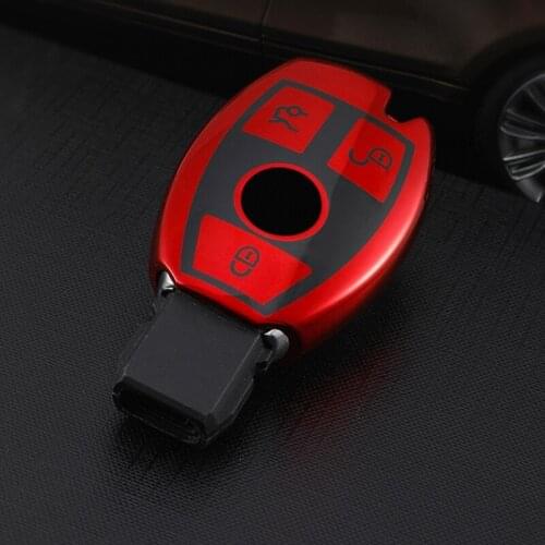 Car Key Case Cover for remote Control 3D Soft TPU Cover Key Protection Compatible for For gla200 c200e300l glc260 gle320