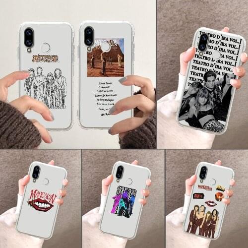 Band Maneskin Zitti e buoni Phone Case Transparent For Huawei Honor 6 7 8 9 10 10i 20 A C X Lite Pro Play transparent art