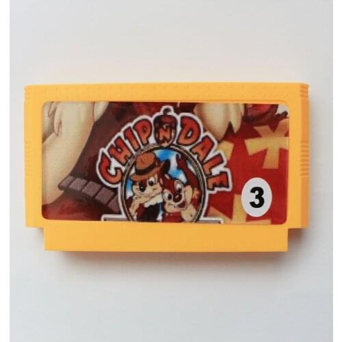 Chip n' Dale 3 60 Pins Game Card For 8 Bit D99 Game Player