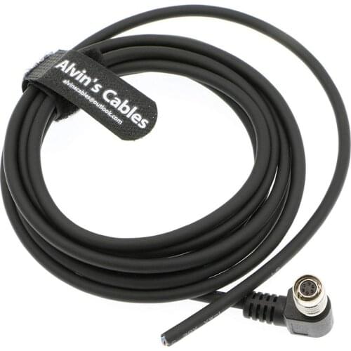 Alvins Cables Basler Hirose 6 Pin Right Angle HRS HR10A 7P 6S Open Twisted Power I O Cable